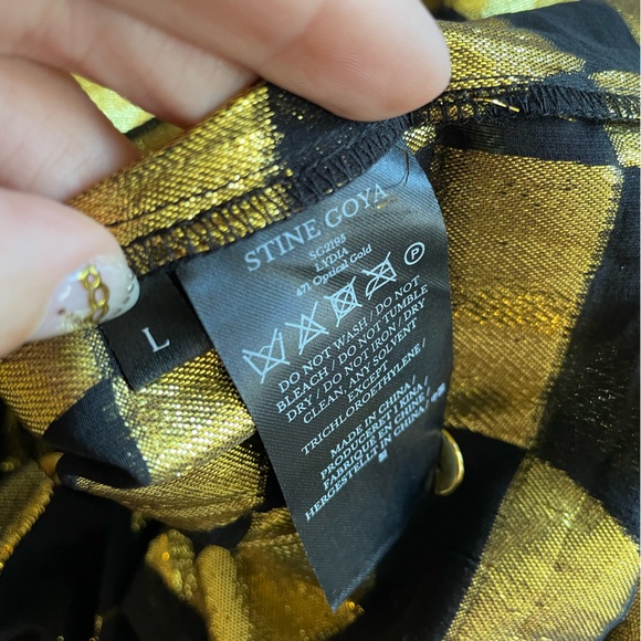 Stine Goya Lydia Button Down Drawstring Dress, L - Picture 16 of 16